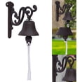 thumbnail image 4 of Miumaeov Cast Iron Hanging Bell Outdoor Wall Mounted Metal Door Bell for Farm House Outside Decorative Accent Bells, 4 of 13