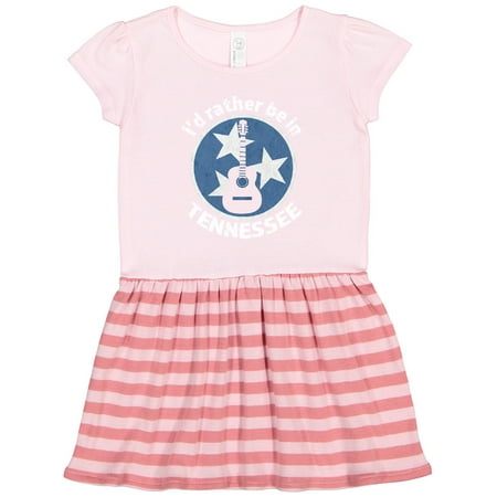 

Inktastic I d Rather Be in Tennessee Gift Toddler Girl Dress