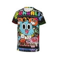 thumbnail image 3 of The Amazing World Of Gumball Kids Tshirt Short Sleeve Crewneck T-Shirts Boys Girls 3D Cartoon Casual Shirts, 3 of 9