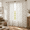 Black-50"W x 96"L (Pack of 2), variant on Blue 50"W x 63"L (Pack of 2) Sheer Linen Blend Curtains for Living Room