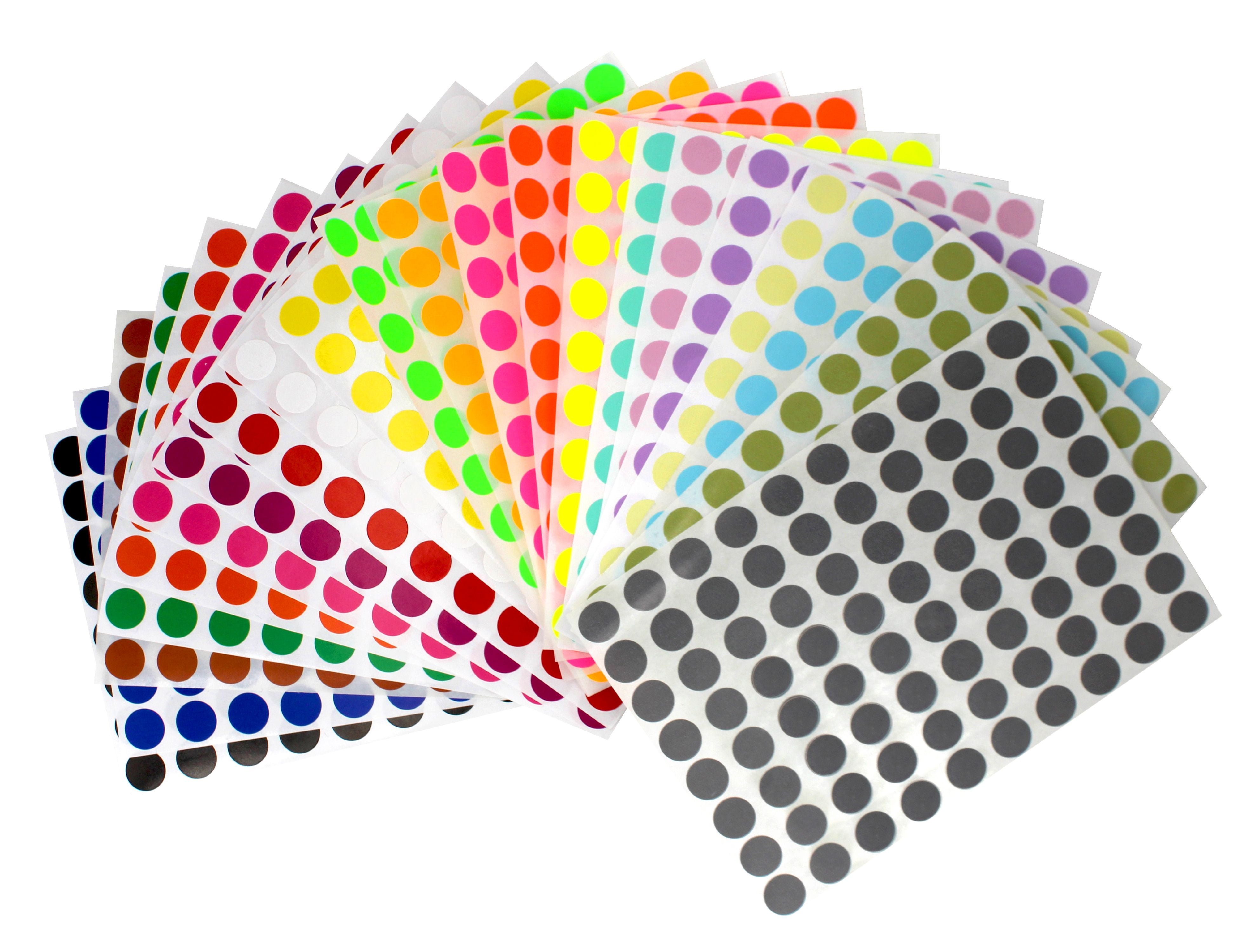 royal-green-colored-sticker-dots-in-rainbow-for-kids-labeling-marking