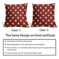 thumbnail image 6 of 4th of July Decorations Pillow Covers 20x20 Set of 2 Patriotic Independence Day American Star Print Red Decorative Throw Pillow Cases Summer Outdoor Farmhouse Decoration for Sofa Couch Bed, 6 of 6