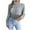 Gray, variant on Women's Fall Clothes, Crew Neck Sweater For Women Green Sweaters Cartigand Women's Autumn And Winter Top Ins Style Casual Long-Sleeved Knitted Sweater Top Casual Sweater Top Super (S, Blue) TBKOMH