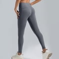 thumbnail image 2 of High Waisted Yoga Pants Women Stretchy Straight Leg Butt Lifting Yoga Tights Tummy Control Comfy Soft Workout Slacks, 2 of 6