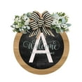 thumbnail image 5 of Sunjoy Tech Doorplate Garland Easy to Hang Colorfast Surname Letter Burr-free Wooden Optional Last Name Year Round Front Door Wreath Door Supply, 5 of 8