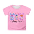 thumbnail image 3 of Girls Shirts Size 7-8 Letter Graphic Short Sleeve Tunic Tee Tops Summer Back To School Shirt Dressy Summer Blouse for Girls, 3 of 5