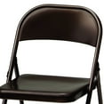 thumbnail image 3 of MECO Sudden Comfort All Steel Folding Chair Set, Cinnabar (Set of 4), 3 of 4