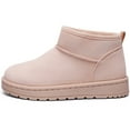 thumbnail image 3 of Berhood Girls Boots Cozy Faux Fur Ankle Boots for Girls Low Heel Outdoor Warm Winter Boots Pink 3 Big Kid, 3 of 6