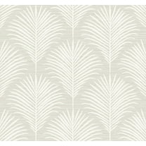 NextWall Grassland Palm Peel and Stick Wallpaper (Sea Salt)