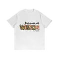 thumbnail image 2 of Women's Religious Graphic Tee - Motivational "Wisdom Speaks" Design, Comfortable Cotton Shirt for Christian Women & Faith-Based Outfits, 2 of 6