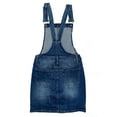 thumbnail image 6 of Womens Cute Denim Jean Overall Short Dress Skirt - Classic Washed Overall Skirts CTB583LSK, 6 of 11