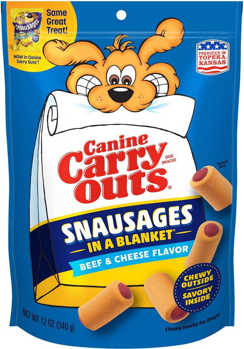 Buy Canine Carry Outs Snausages in a Blanket Beef & Cheese Flavor Dog