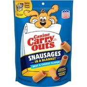 Canine Carry Outs Snausages in a Blanket Beef & Cheese Flavor Dog Treats