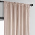 thumbnail image 4 of Half Price Drapes Light Pink Heritage Plush Velvet Room Darkening Curtains (1 Panel), 50W X 96L, 4 of 11
