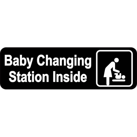 StickerTalk Baby Changing Station Magnet, 10 inches x 3 inches
