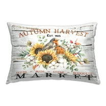 Stupell Industries Autumn Harvest Market Decorative Printed Throw Pillow, 14 x 20