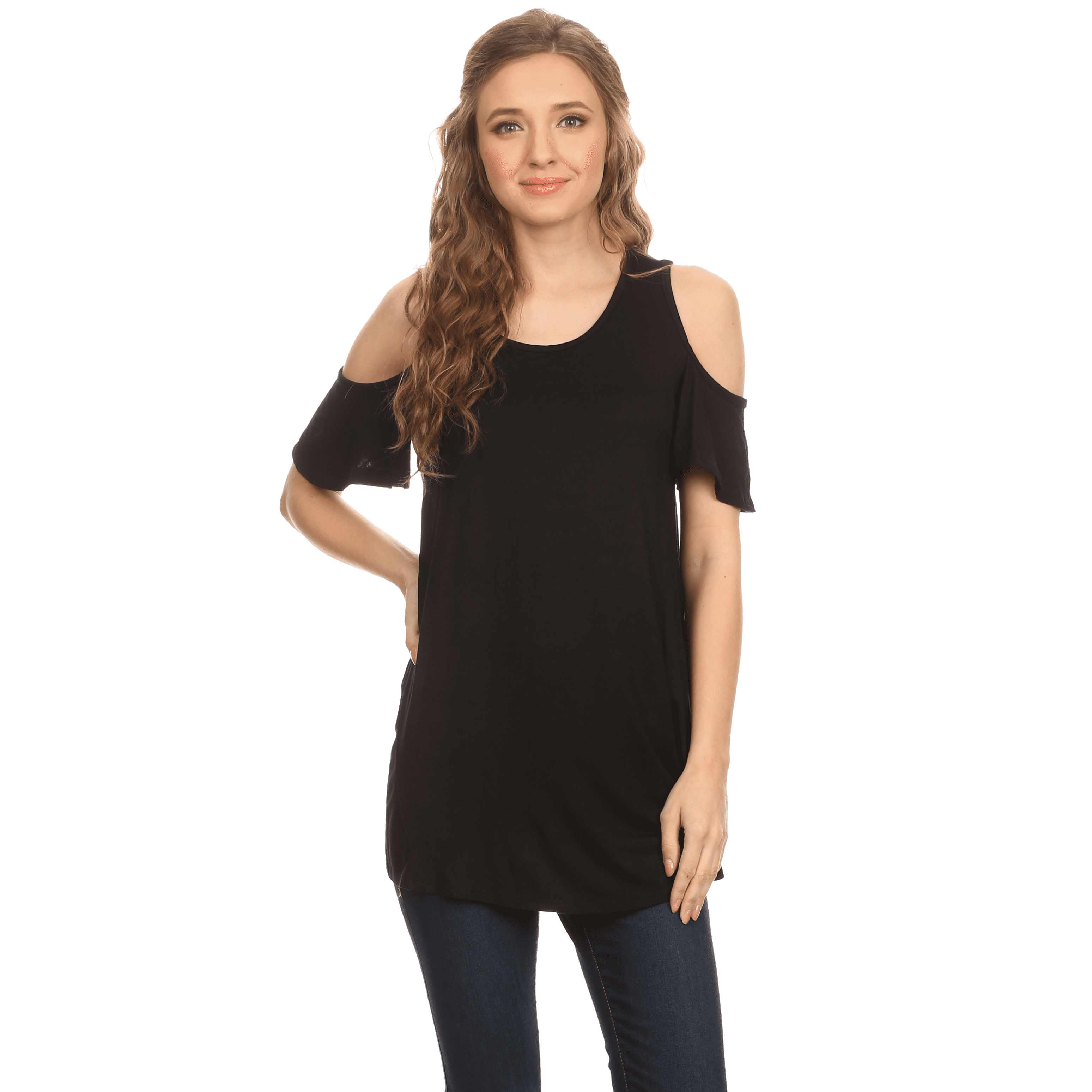 womens open shoulder tops
