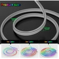 thumbnail image 6 of Cpeelsdo RGB LED Neon Rope Light Strip, App Controlled Music Sync Flexible Gaming Lights for Indoor Wall Decor, Bedroom, Living Room - 6.56ft, 6 of 8