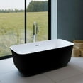 thumbnail image 2 of A&E Bath and Shower MINA-67-BLK FREESTANDING BATHTUB, 2 of 11