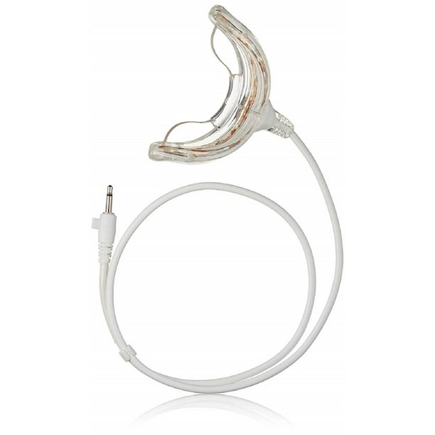 GLO Science Brilliant Teeth Whitening Device Mouthpiece and Case, White