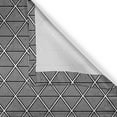 thumbnail image 4 of Ambesonne Abstract Valance Pack of 2, Striped Diamond Shapes, 54"X18", Charcoal Grey and White, 4 of 5