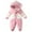 #045-Pink, variant on Cowsor Toddler Snowsuit Baby Boy Girl Winter Snow Ski Suit Clothes Hooded Jumpsuit Romper Coat Outwear