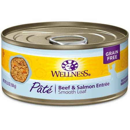UPC: 0076344090212 | Wellness Complete Health Wet Cat Food Beef & Salmon 5.5oz Can (Pack of 24)
