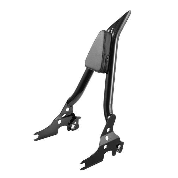 Motorcycle Backrest Sissy Bar for Harley Touring, 27" Quick Release, Black