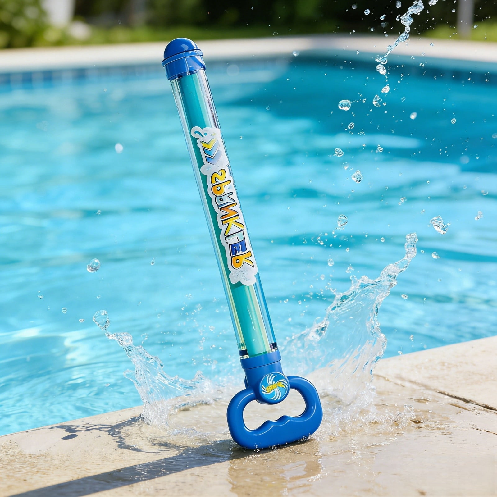 Pull Back Water Toy - Large Capacity High Pressure Spray Water Gun for Backyard Summer Fun, Pool Party, Outdoor Water Battle Activities