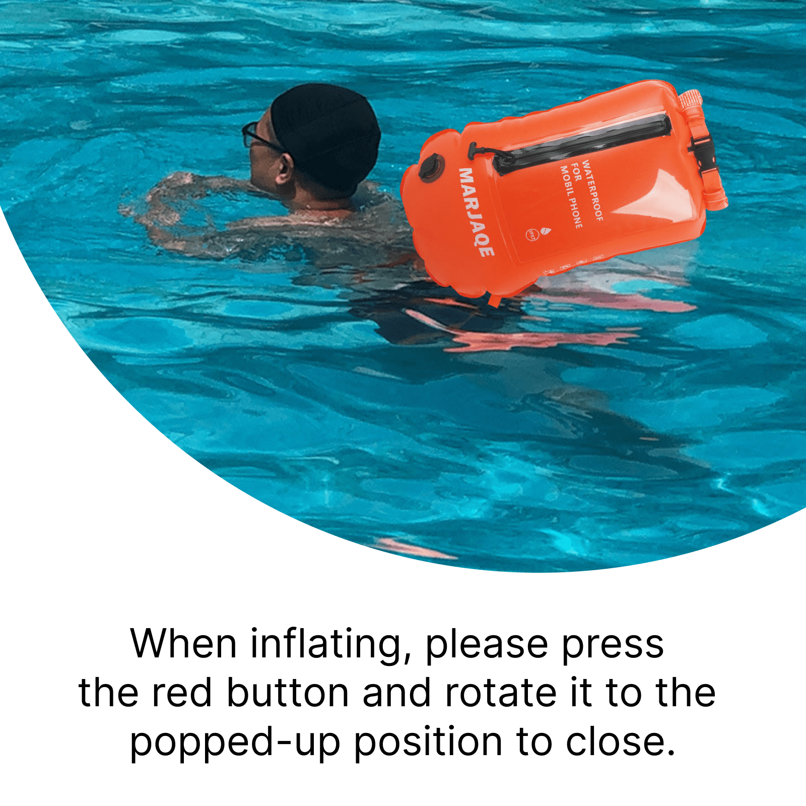DimyFew Dry Bag Accessories 20L Capacity Swimming Float Bag for Hiking Beach Rafting