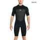 thumbnail image 2 of Yuarrent Traje de buceo Material de nylon Trajes de baño amigables con la piel Protector solar fuerte Ribete de cuero Fácil de usar Traje de Deportes acuáticos Hombres Negro 3XL Yuarrent OD020692-06, 2 of 6