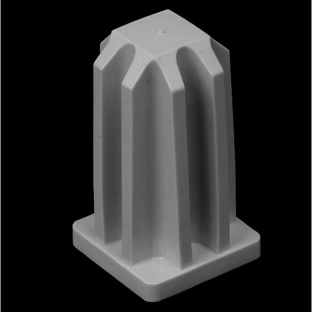 Large Square Plastic Bed Frame Insert Plugs, 7/8" Outside Diameter Set