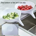 thumbnail image 6 of Yuedong Drain Bowl with Spout,Multifunctional Kitchen Funnel Bowl Pasta Strainer, Fruit Bowl Funnel, Drain Bowl Suitable for Washing Vegetables Fruits-11.6Inch Length, 6 of 14