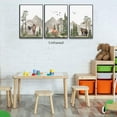 thumbnail image 2 of Hieng 3 Piece Nursery Woodland Wildlife Canvas Wall Art Animal Forest Bear Fox Cute Wall Art Decor Poster Print Painting For Boy Baby Children's Room Unframed (only canvas), 2 of 6