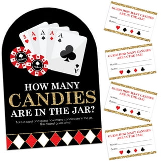 Big Dot of Happiness Las Vegas - Card Suits Decorations DIY Casino Party Essentials - Set of 20