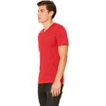 thumbnail image 3 of Bella Canvas Mens Jersey V-Neck Tee, 2XL, Canvas Red, 3 of 6