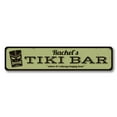 thumbnail image 2 of Happy Hour Tiki Bar Novelty Decor, Metal Wall Sign - 4x18 Inches, 2 of 4