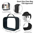 thumbnail image 1 of YAOMOBB Trousse de Maquillage Imperméable Transparente avec Poignée Portable, 1 of 5
