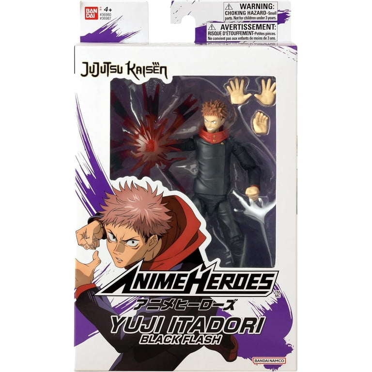 Jujutsu Kaisen Action Figure Yuji Itadori Black Flash Ver 6.5 Inch