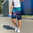 thumbnail image 6 of Pofeuu Night At Lake Aurora Print Men's Soft Woven Elastic Waistband Sleep Pajama Short-X-Large, 6 of 6