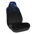 thumbnail image 1 of Balery Black Blue Glitter Sparkles Funda de Asiento para Auto con Diseño - Cubierta Frontal Suave y Transpirable con Protector Antideslizante- 1 Unidad, 1 of 5