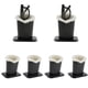thumbnail image 1 of Soporte para Gafas Macarena Paquete de 4 Soportes Con Forro de Felpa Suave, 1 of 8