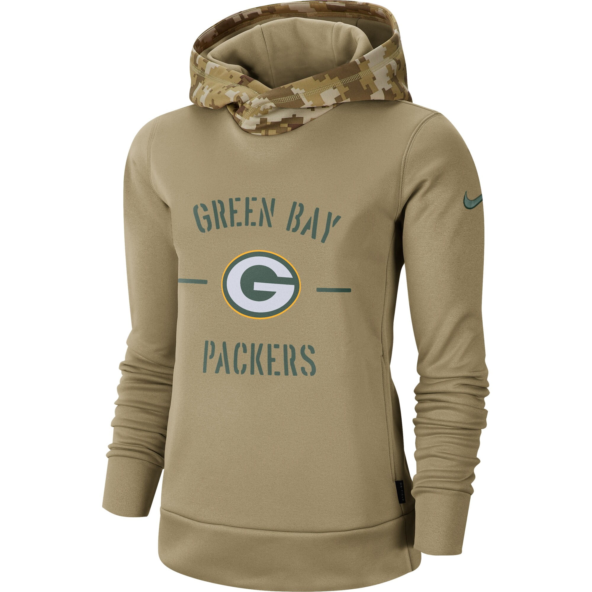 packers salute to service therma po hoodie