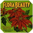 thumbnail image 2 of Anonymous 12x12 Gold Ornate Wood Frame and Double Matted Museum Art Print Titled - Flora Beauty Produce Label (1930-1950), 2 of 4
