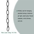 thumbnail image 5 of Uxcell 3.2mm Thick 1m Long Pendant Light Fixture Chains Black 2 Pack, 5 of 5