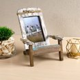 thumbnail image 4 of Excello Global Products EGP-HD-0304 Beach Chair Photo Frames, Hold 4"x6" Vertical Photos, Tabletop Picture Frames with Nautical Beach Theme, Home Decor, Rustic 4" x 6" Picture Frames, 4 of 5