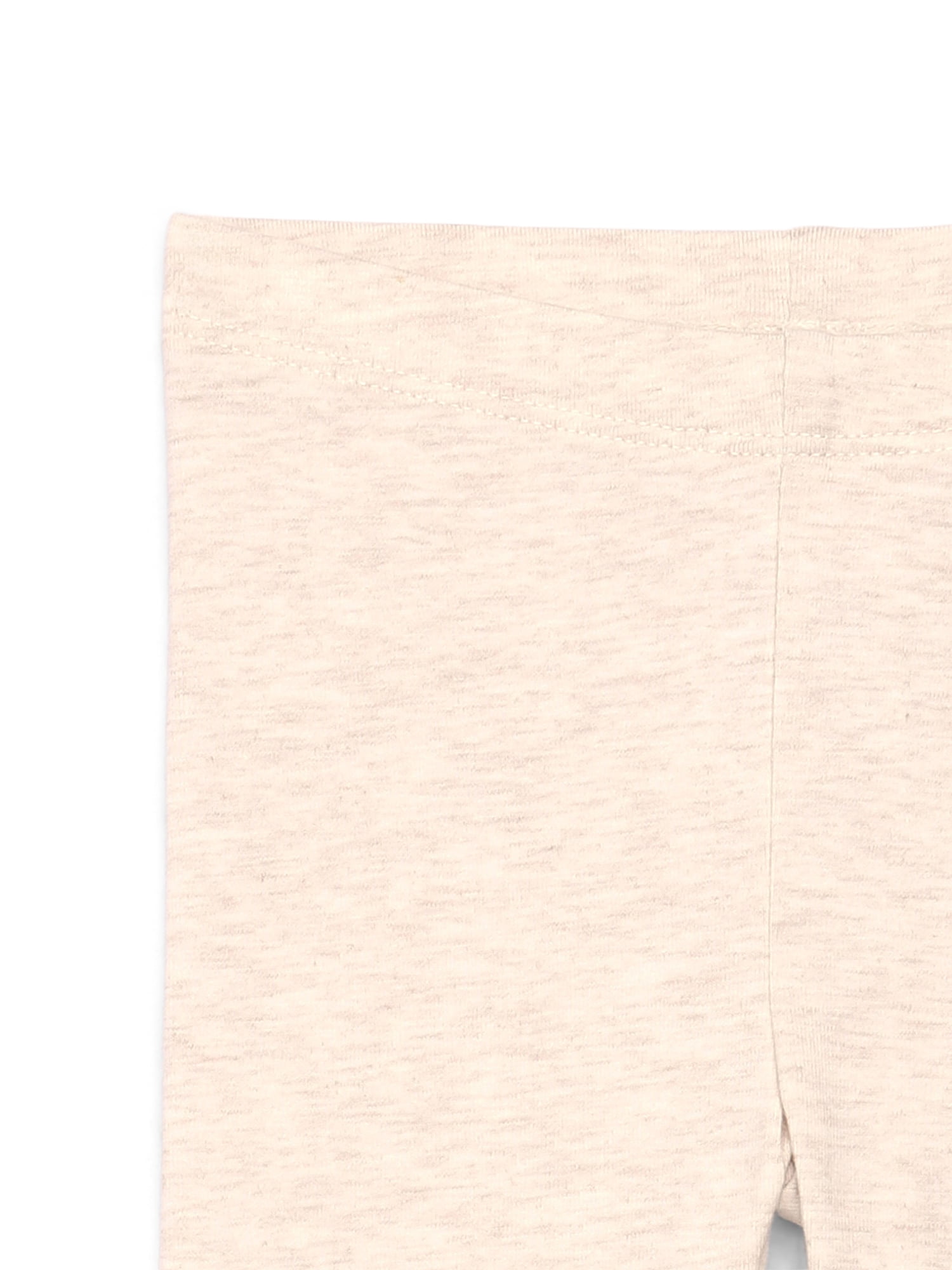 Garanimals Baby Girls Jersey Knit Leggings with Lace Trim, Sizes 0M-24M
