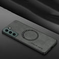 thumbnail image 2 of Funda magnética de cuero de gamuza para Samsung Galaxy, funda de carga inalámbrica Magsafe, S23, S22, S21, Ultra Plus, S21FE, Note 20 Ultra, 2 of 5