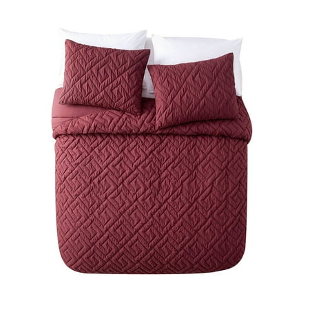 Artemis Greek Key Embossed Comforter Set By Vcny Home Walmart Com
