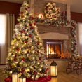 thumbnail image 4 of Christmas Lights - 50-Count Clear LED Green Wire Mini Lights Battery Operated String Lights with Timer for Christmas Tree Wreath Party Wedding Home Garden Indoor Outdoor Decor, Waterproof, Warm White, 4 of 8